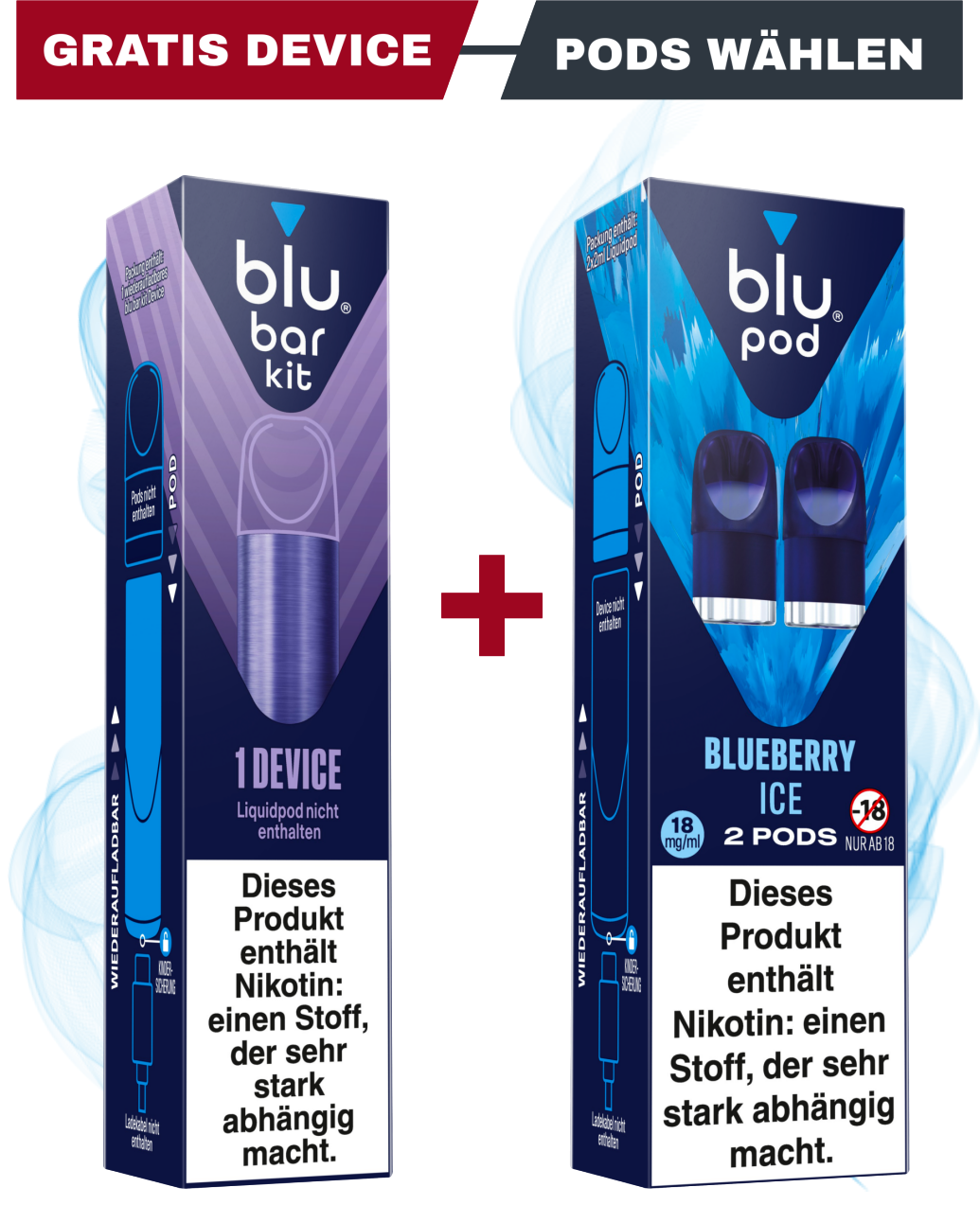 Blu Bar - Pods + Gratis Device Aktion