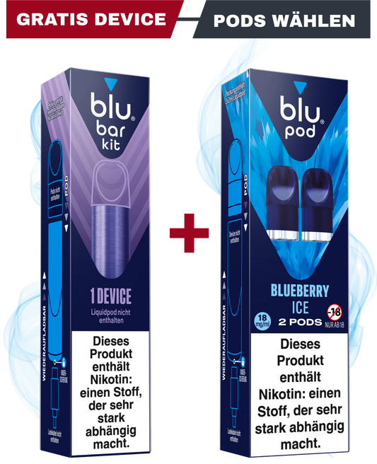 Blu Bar - Pods + Gratis Device Aktion