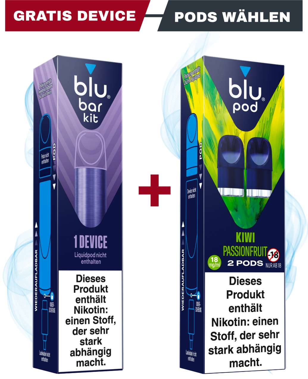 Blu Bar - Pods + Gratis Device Aktion