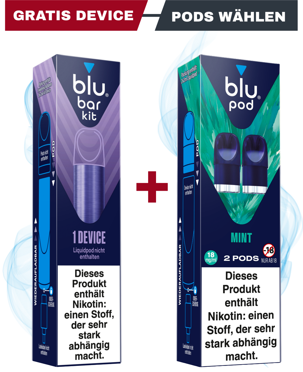 Blu Bar - Pods + Gratis Device Aktion