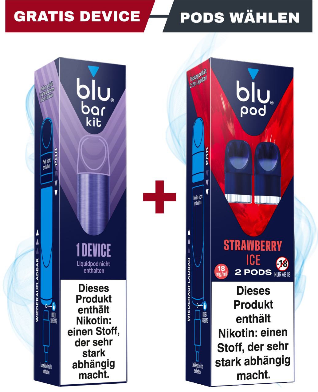 Blu Bar - Pods + Gratis Device Aktion