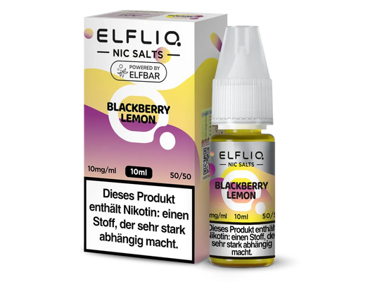 Elfliq Liquid - Blackberry Lemon (10ml)