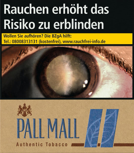 Pall Mall Zigaretten Authentic Blue 3XL - 8 Packungen