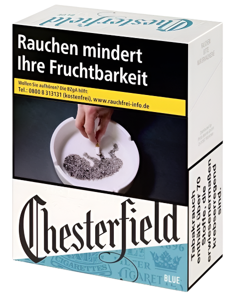 Chesterfield Zigaretten Blue 2XL - 8 Packungen