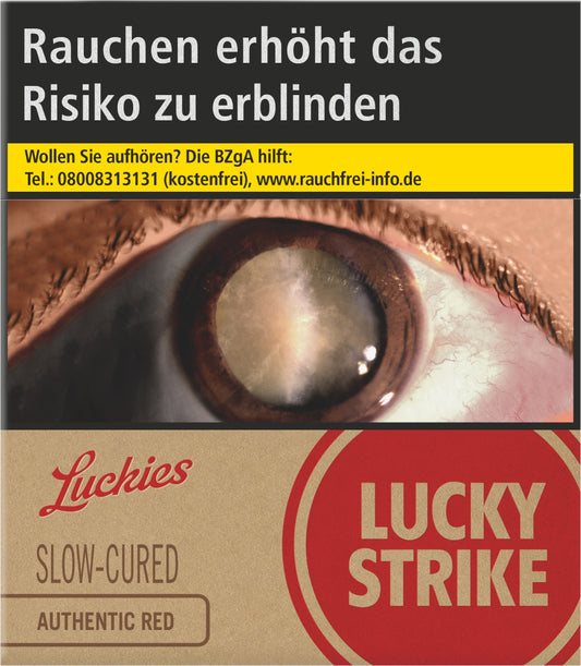 Lucky Strike Zigaretten Authentic Red 3XL - 8 Packungen