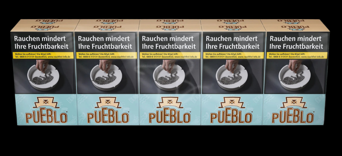 Pueblo Zigaretten Blue - 10 Packungen