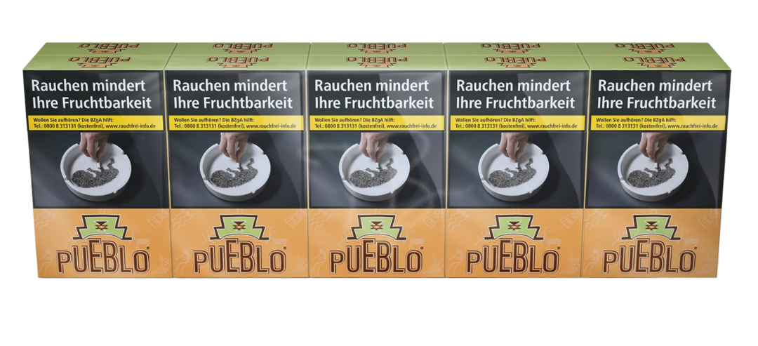 Pueblo Zigaretten Orange - 10 Packungen