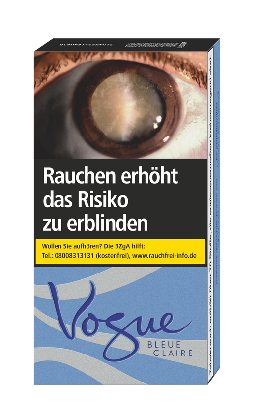 Vogue Zigaretten Bleue Claire Slim (Flow Filter) - 10 Packungen