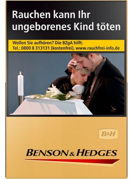 Benson & Hedges Zigaretten Gold L - 10 Packungen