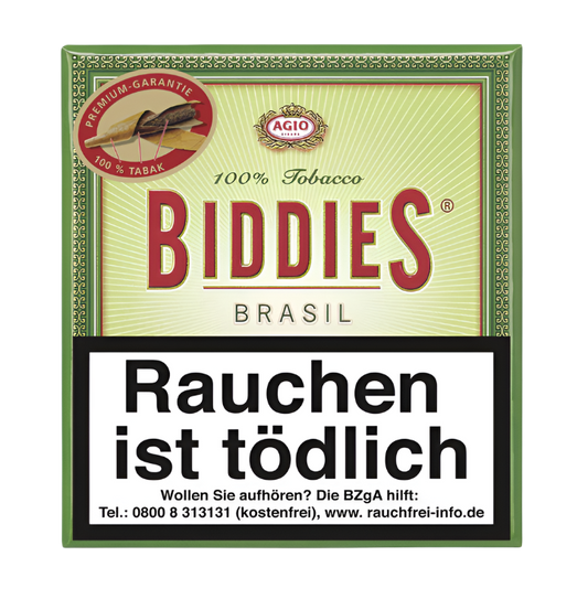 Biddies Zigarren Brasil - 5 Packungen