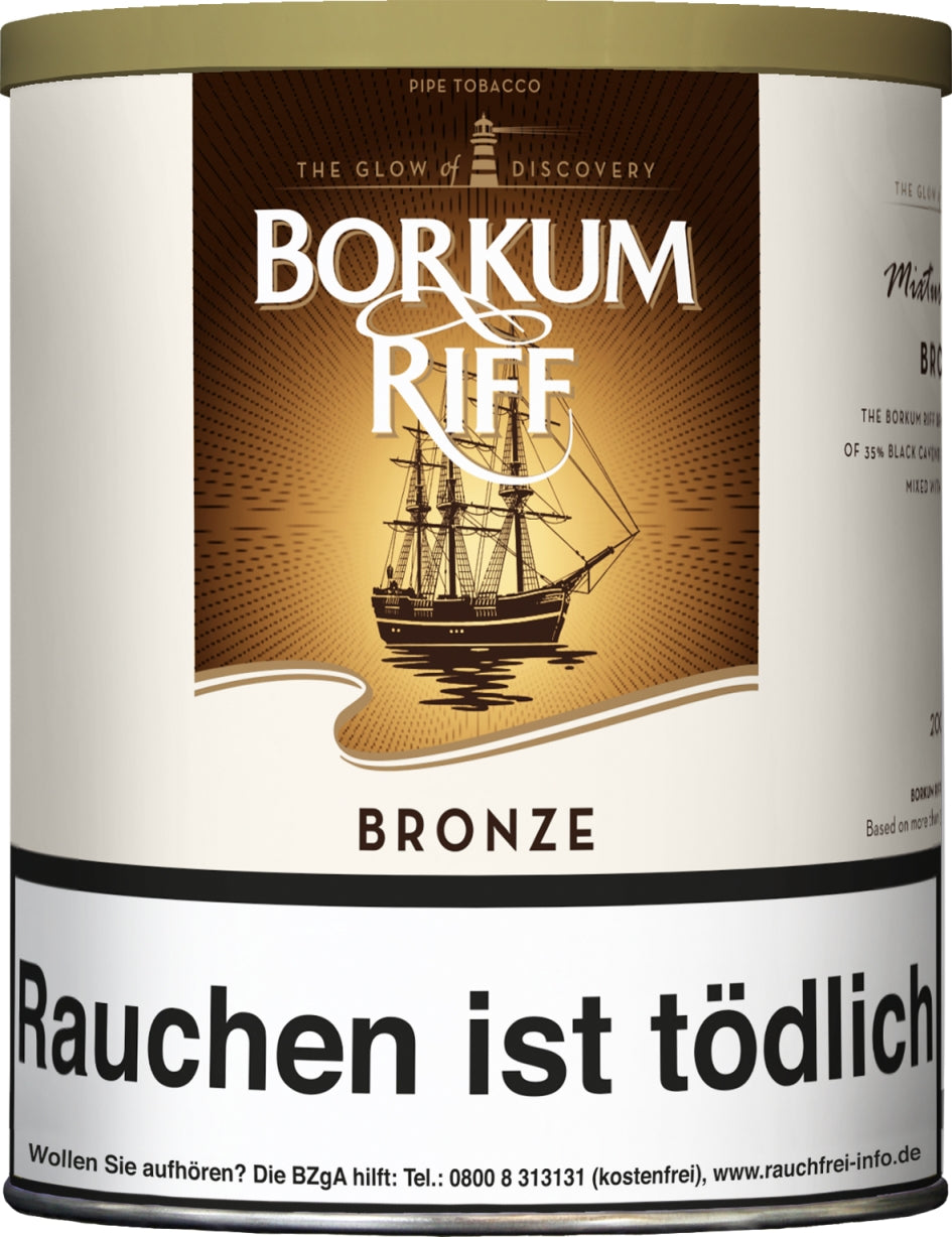 Borkum Riff Pfeifentabak Bronze (Bourbon Whiskey) Dose