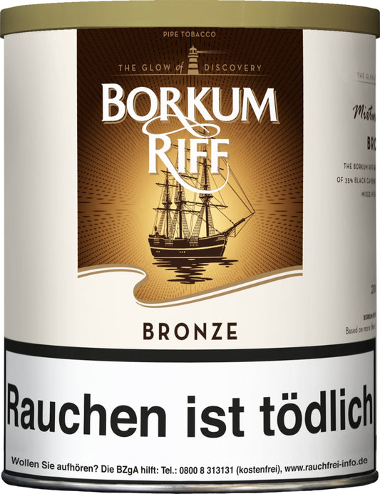 Borkum Riff Pfeifentabak Bronze (Bourbon Whiskey) Dose