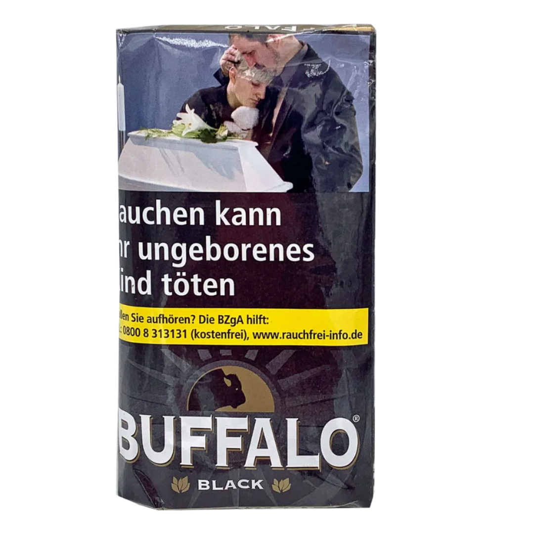 Buffalo Drehtabak Zware Shag Black - 10 Packungen