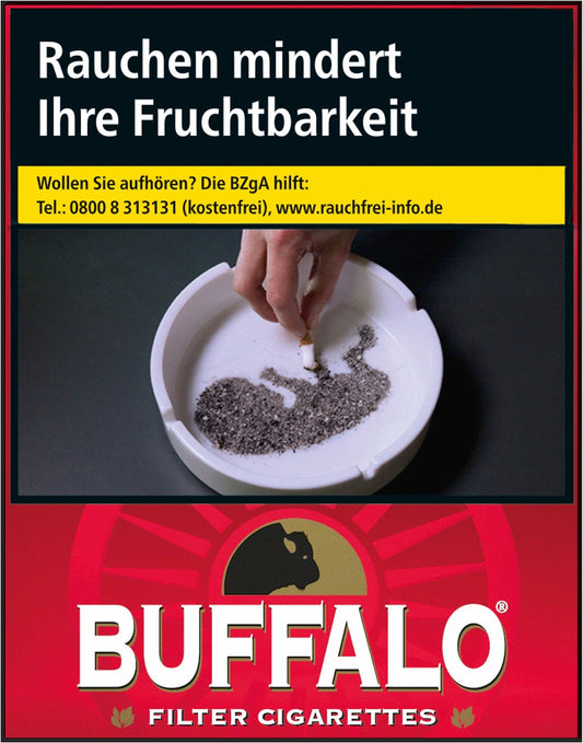 Buffalo Zigaretten Red XL - 8 Packungen