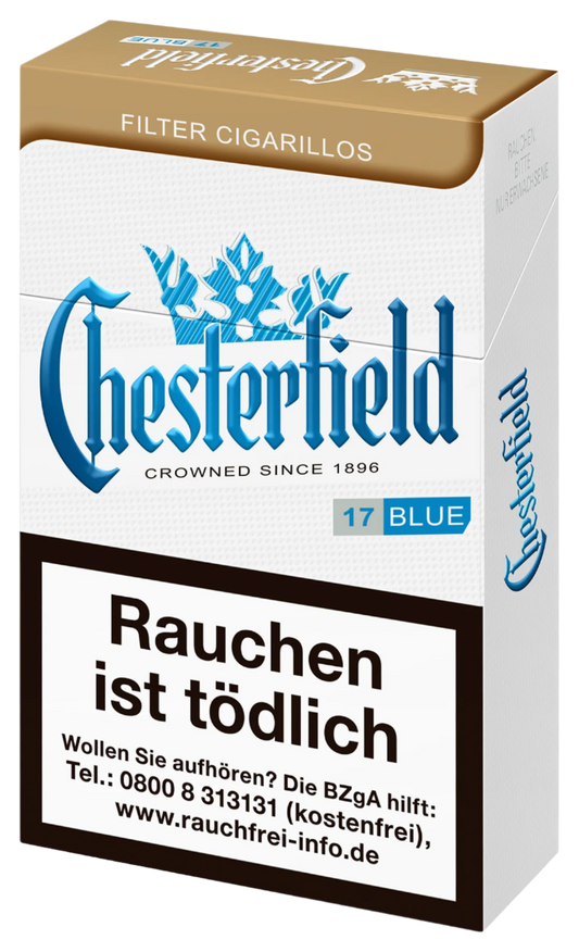 Chesterfield Blue Filterzigarillos - 10 Packungen