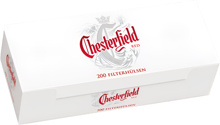 Chesterfield Filterhülsen Red King Size - 5 Packungen