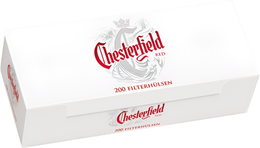 Chesterfield Filterhülsen Red King Size - 5 Packungen