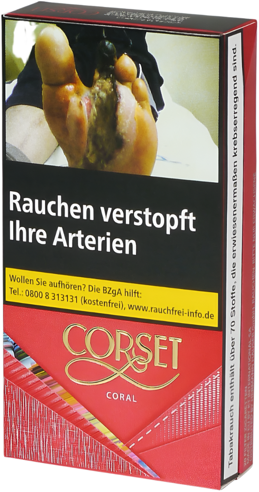 Corset Zigaretten Coral Slim - 10 Packungen