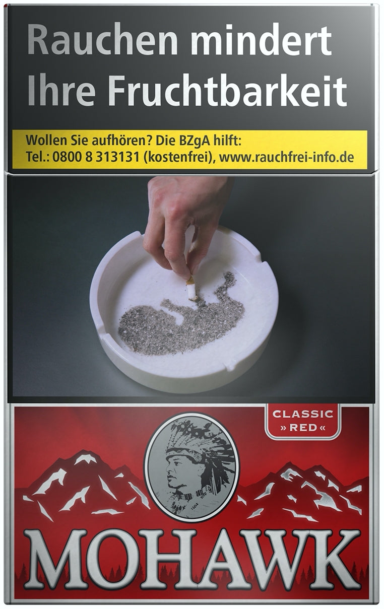 Mohawk Zigaretten Red L - 10 Packungen