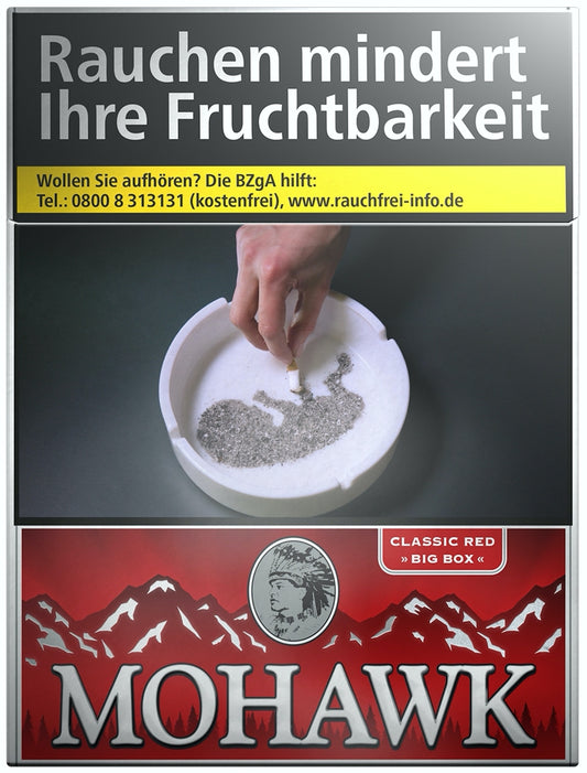 Mohawk Zigaretten Red XL - 8 Packungen