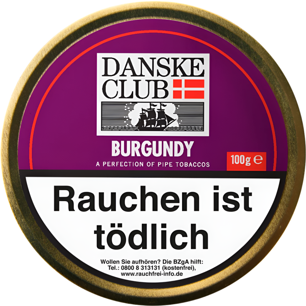 Danske Club Pfeifentabak Burgundy (Wild Berries) Dose