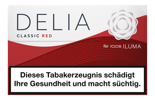 Iluma Delia Tabaksticks - Classic Red - 10 Packungen