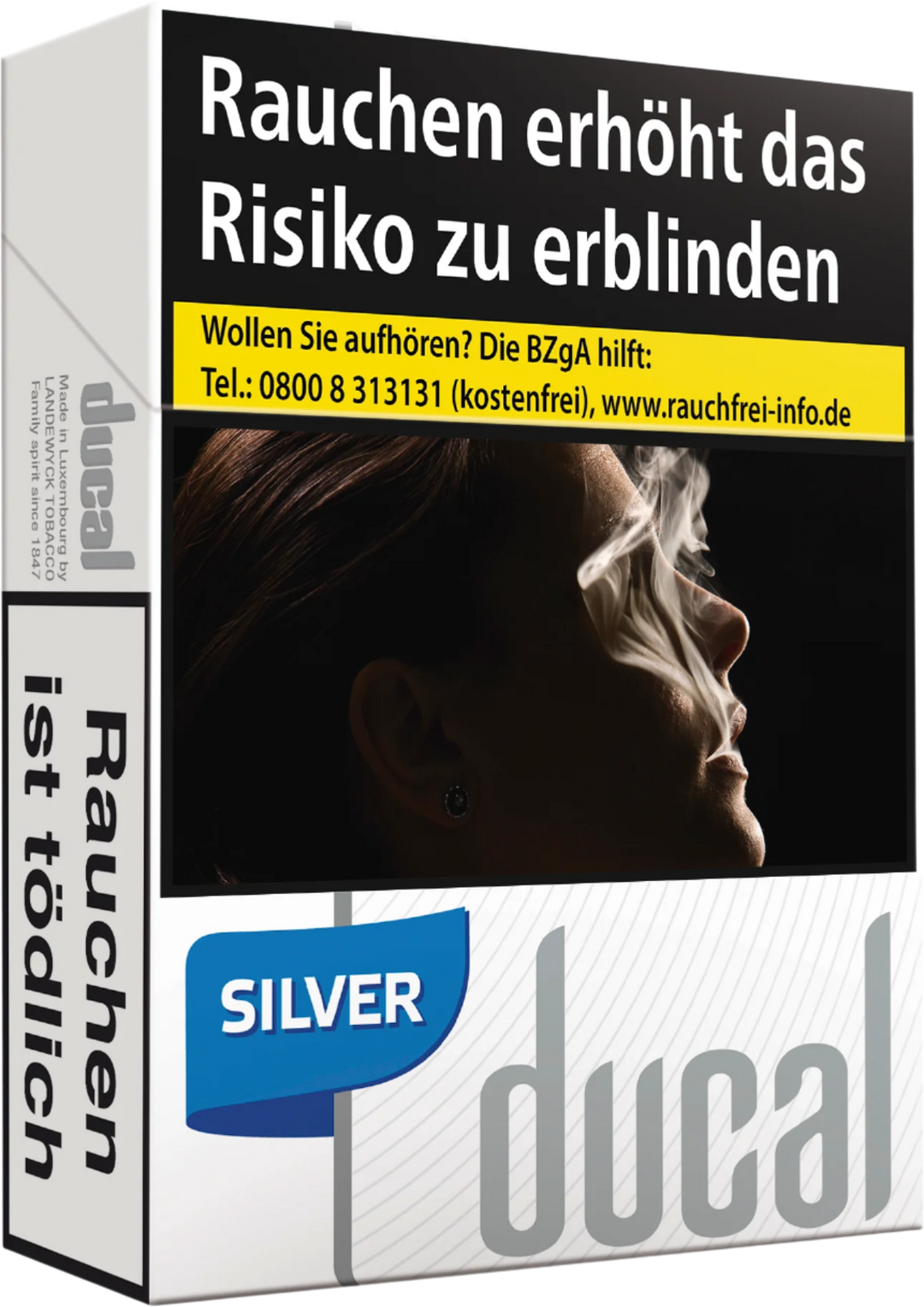 Ducal Zigaretten Silver L - 8 Packungen