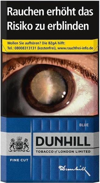 Dunhill Zigaretten Fine Cut Blue - 10 Packung