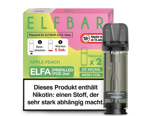 Elfbar - ELFA Pods - Apple Peach (20mg/ml)