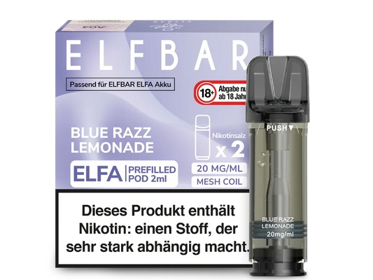 Elfbar - ELFA Pods - Blue Razz Lemonade (20mg/ml)