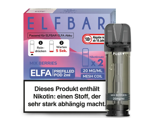 Elfbar - ELFA Pods - Mix Berries (20mg/ml)