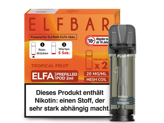 Elfbar - ELFA Pods - Tropical Fruit (20mg/ml)