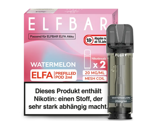 Elfbar - ELFA Pods - Watermelon (20mg/ml)