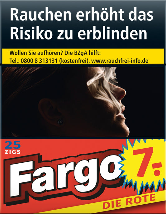Fargo Zigaretten Rot XL - 8 Packungen