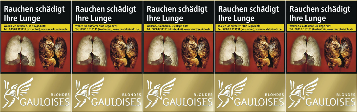 Gauloises Zigaretten Gold L - 10 Packungen