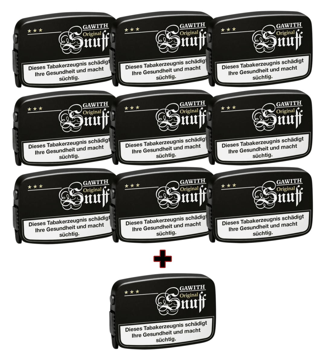 Gawith Snuff 9+1 Aktionspaket