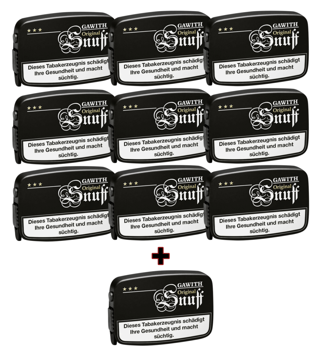 Gawith Snuff 9+1 Aktionspaket