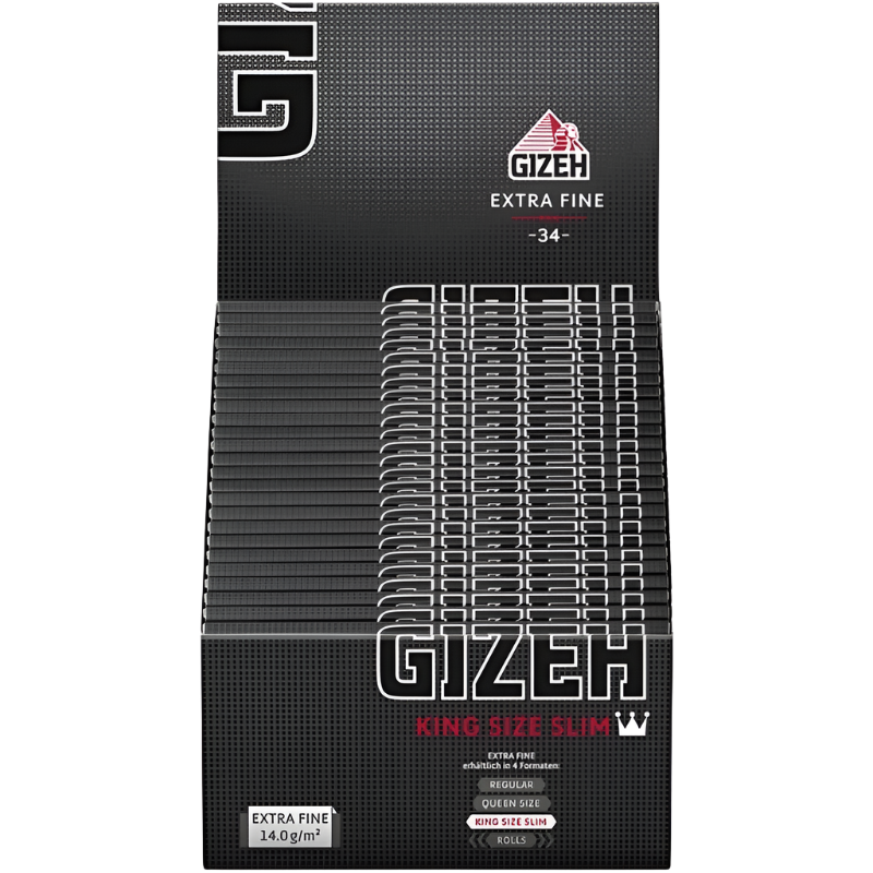 Gizeh Black King Size Slim (50)