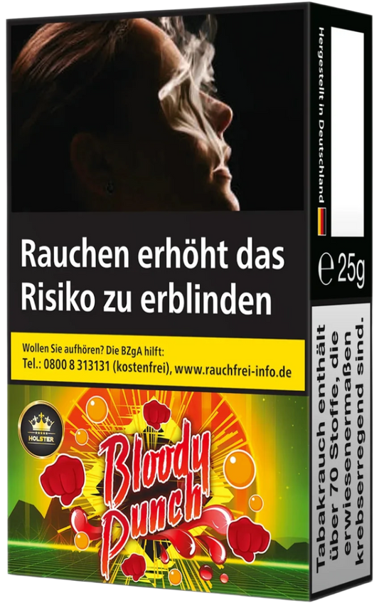 Holster Tobacco - Bloody Punch (25g) - 10 Packungen