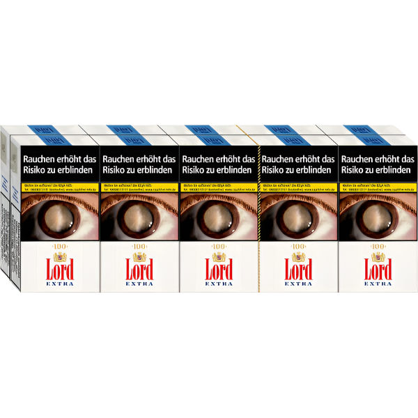 Lord Zigaretten Extra 100 Long - 10 Packungen