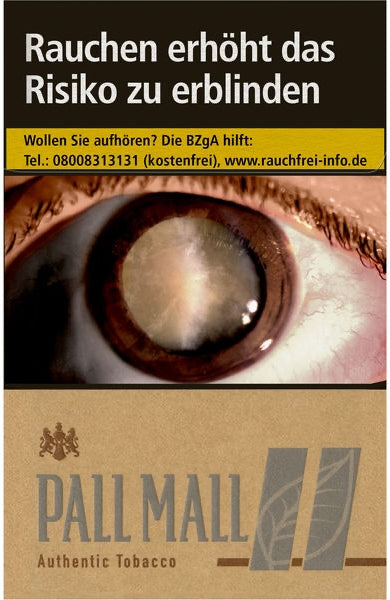 Pall Mall Zigaretten Authentic Silver L - 10 Packungen