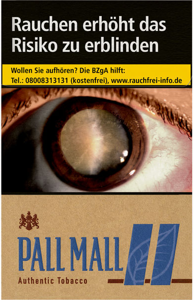 Pall Mall Zigaretten Authentic Blue L - 10 Packungen