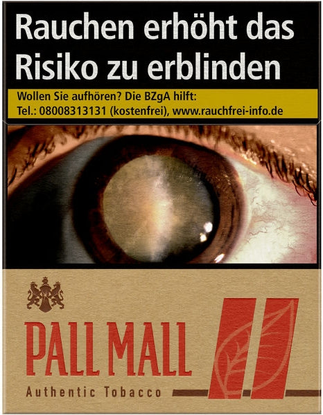 Pall Mall Zigaretten Authentic Red 2XL - 8 Packungen