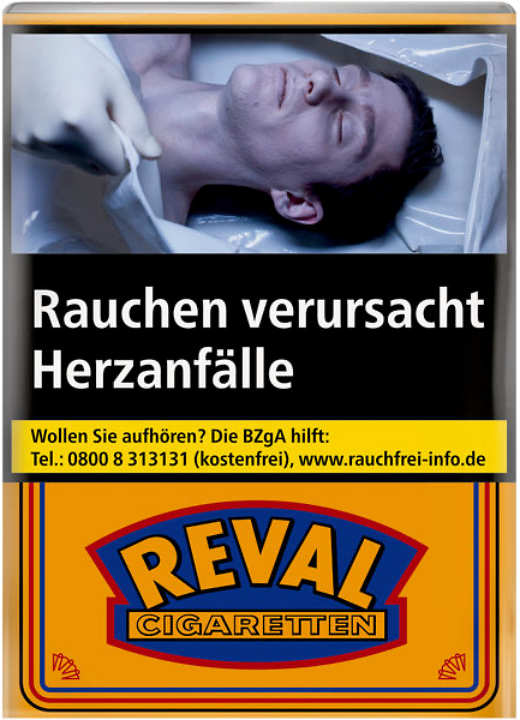 Reval Zigaretten ohne Filter - 10 Packungen