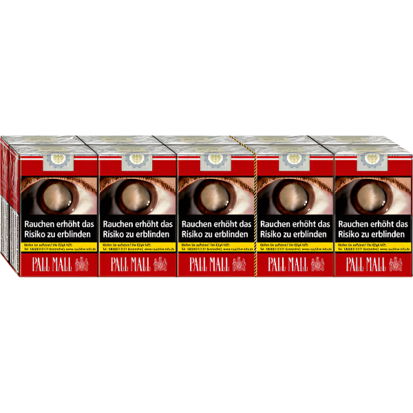 Pall Mall Zigaretten ohne Filter - 10 Packungen