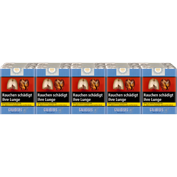 Gauloises Zigaretten Brunes ohne Filter - 10 Packungen