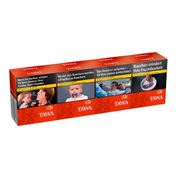 Tawa Zigaretten Red XL - 8 Packungen