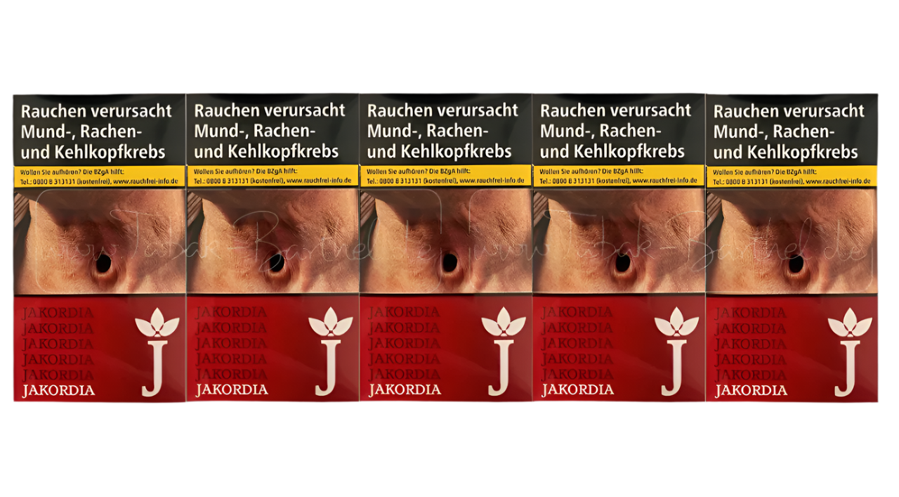 Jakordia Zigaretten Red Long 100 - 10 Packungen