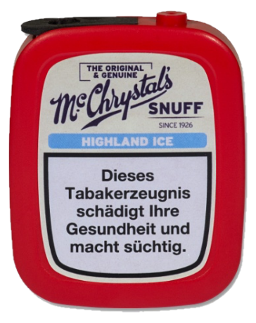 McChrystals Highland Ice Container Snuff