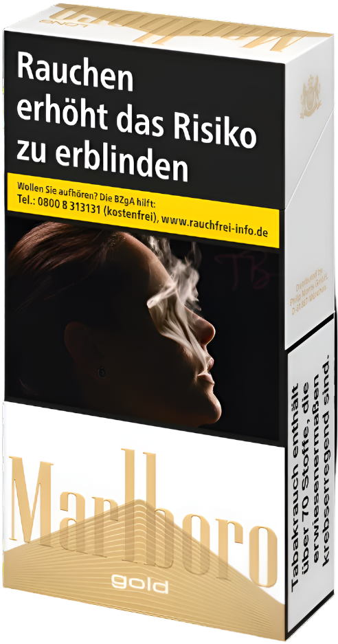 Marlboro Zigaretten Gold Long 100 - 10 Packungen